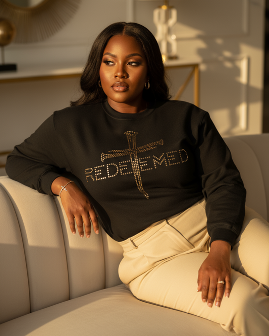 Redeemed- Rhinestone Transfer