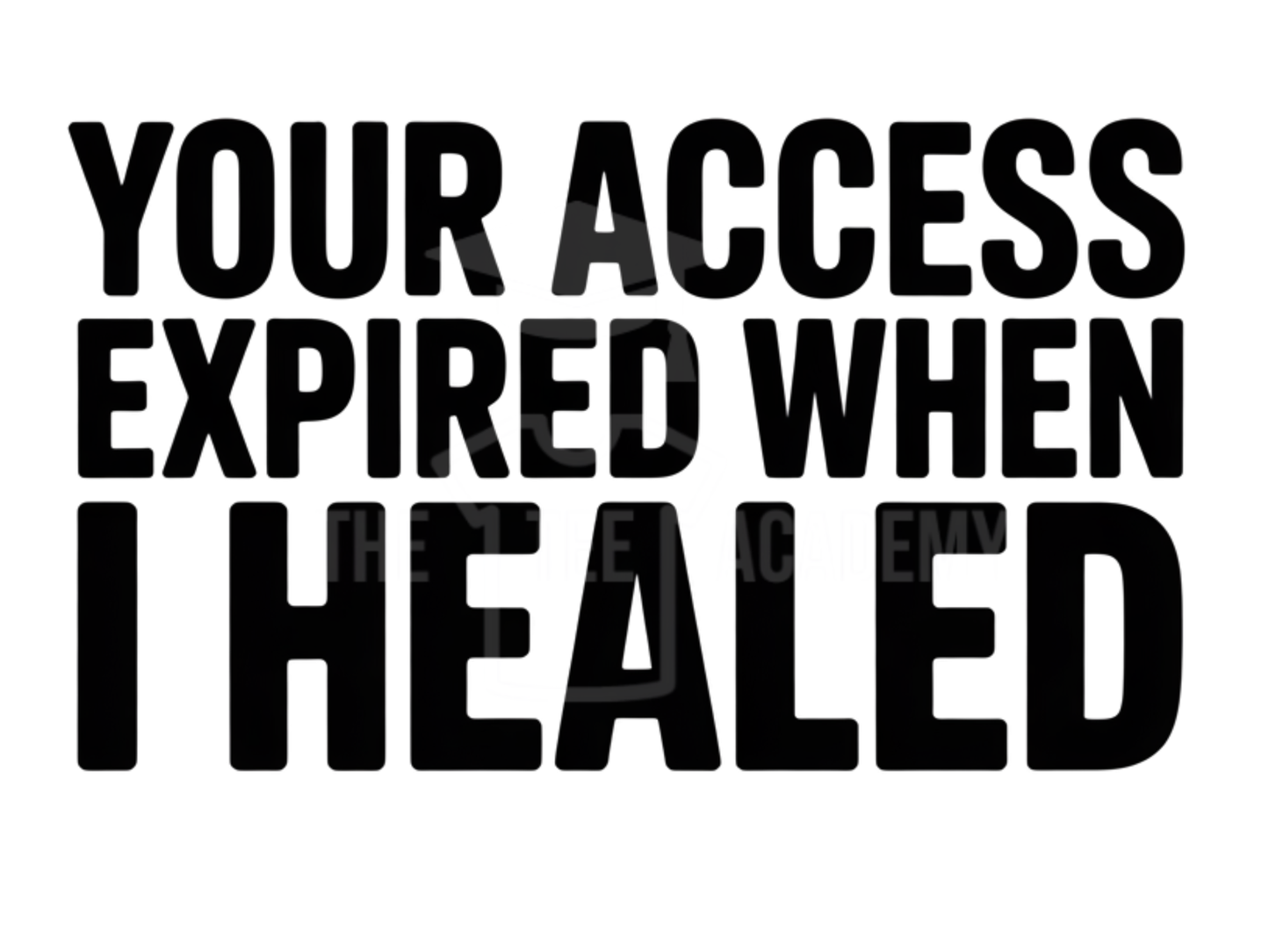 Your Access Expired- PNG File