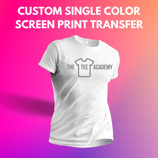 Custom One Color Screen Prints (Must Order 25 Of 1 design) $2.50 each