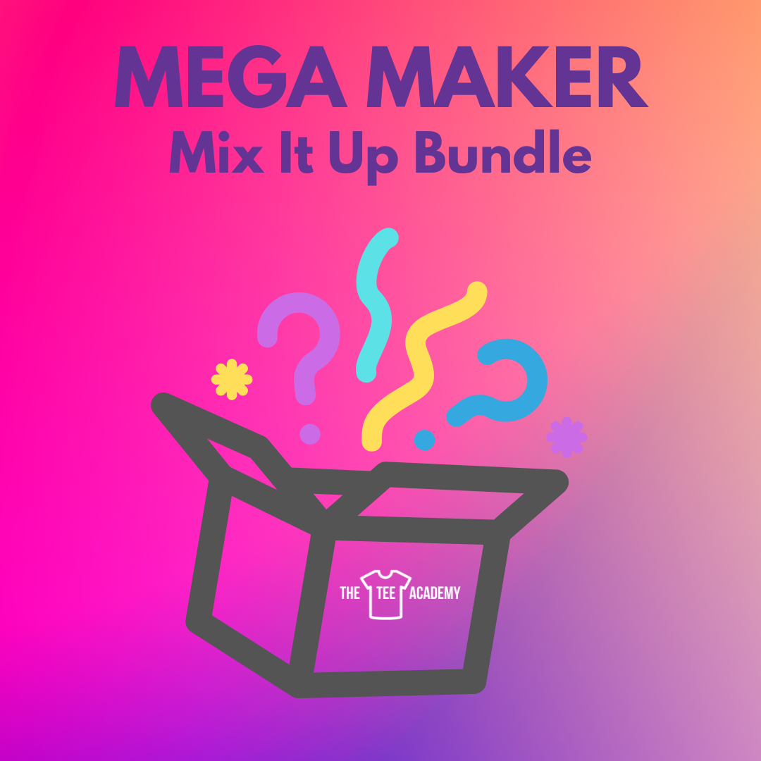 MEGA MAKER BUNDLE - 15 Screen Prints & 15 UV DTF Decals