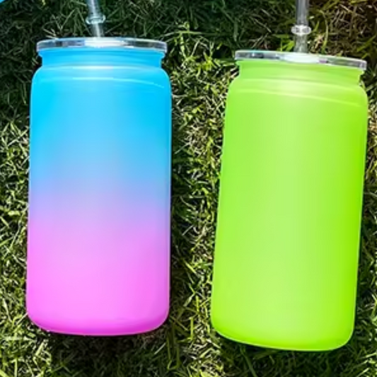 16 oz Neon Ombre Plastic Cup