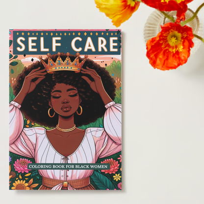 Self Care Coloring Book For Black Women