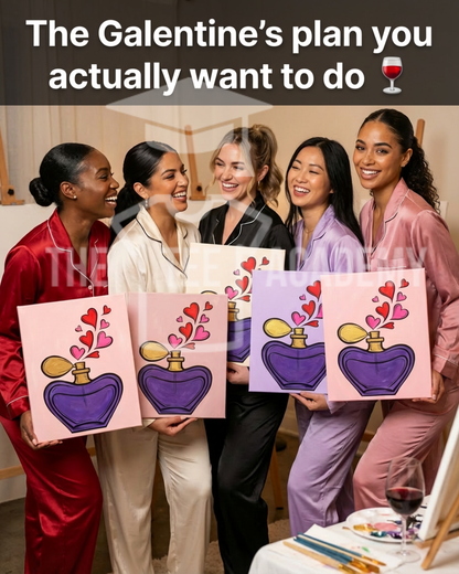 Valentine's Paint Party Sketch Designs- Digital Product + Resell Rights