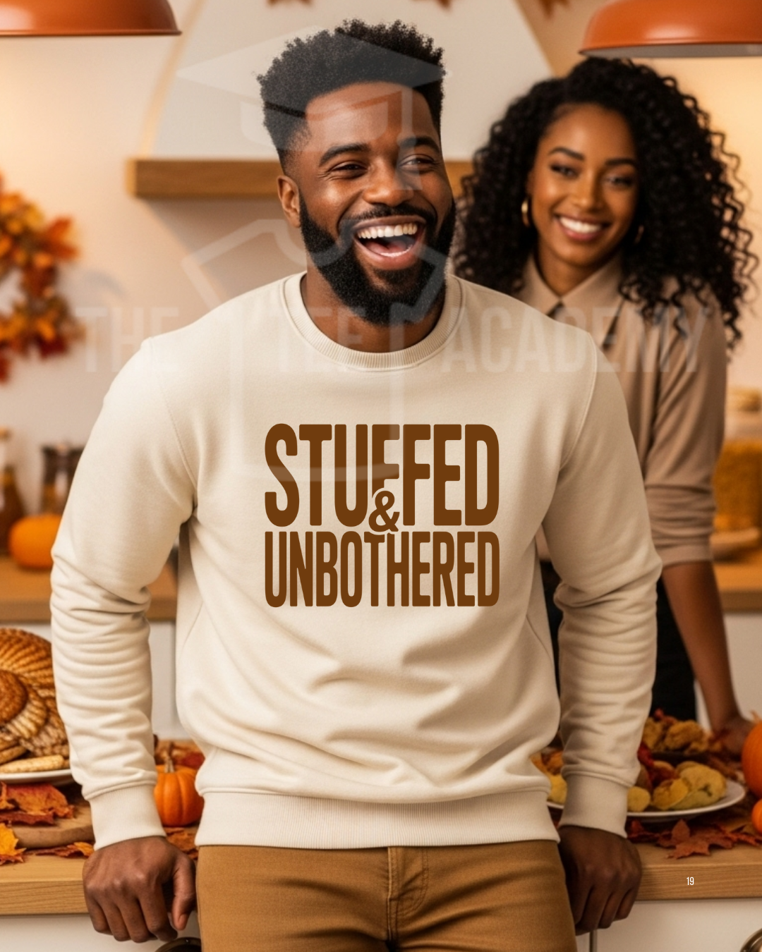 Stuffed & Unbothered-Screen Print Transfer