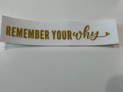 Gold Foil UV DTF Stickers