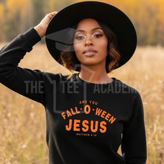 PRE ORDER: Fall-O-Ween Jesus -Screen Print Transfer