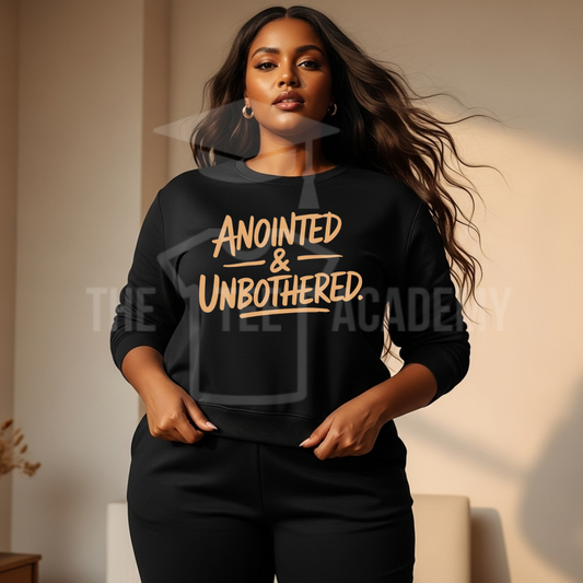 PRE ORDER: Anointed and Unbothered- Screen Print Transfer
